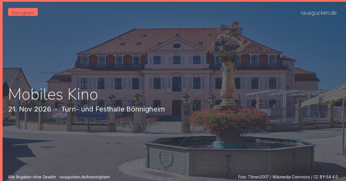 Mobiles Kino – Turn- und Festhalle Bönnigheim in Bönnigheim