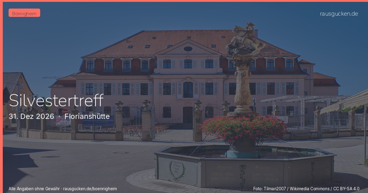 Silvestertreff – Florianshütte in Bönnigheim