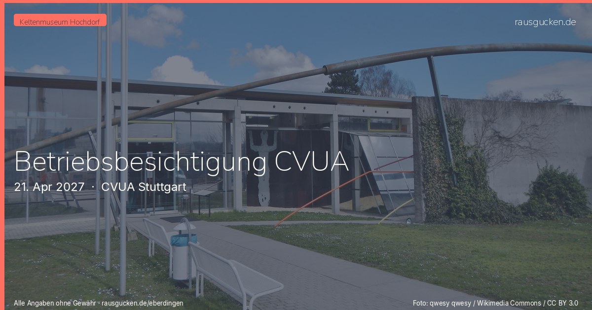 Betriebsbesichtigung CVUA – CVUA Stuttgart in Eberdingen