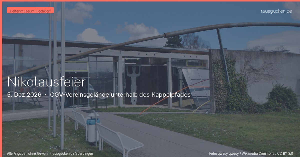 Nikolausfeier – OGV-Vereinsgelände unterhalb des Kappelpfades in Eberdingen