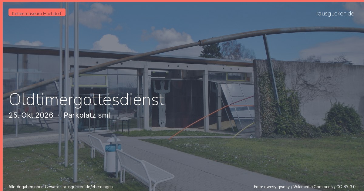 Oldtimergottesdienst – Parkplatz sml in Eberdingen