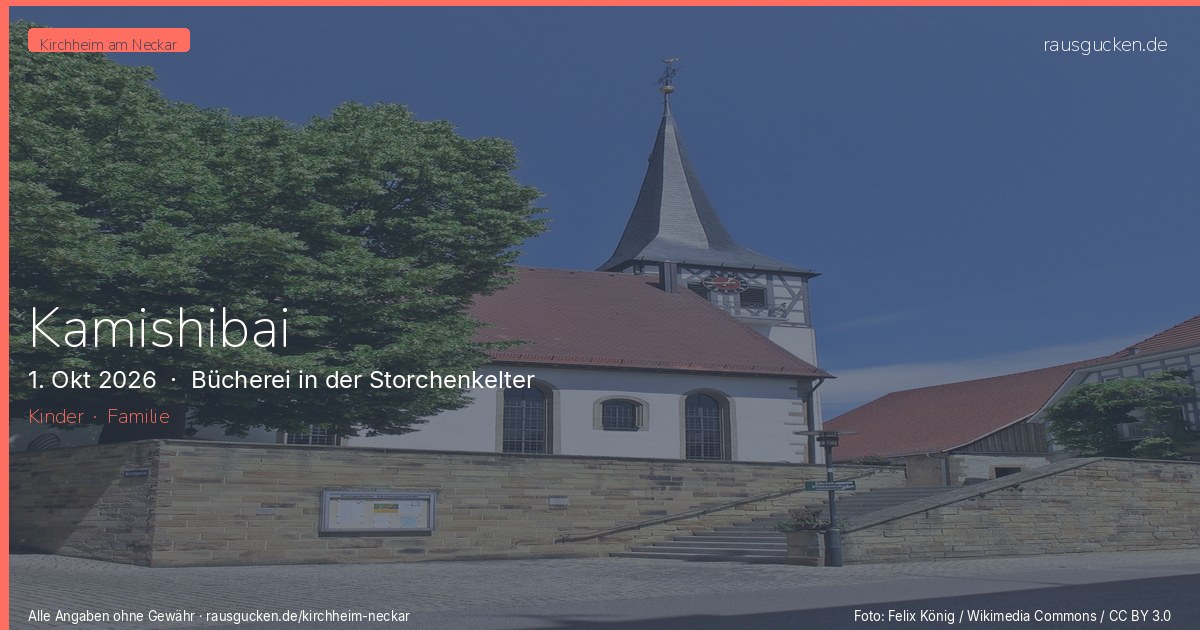 Kamishibai – Bücherei in der Storchenkelter in Kirchheim am Neckar