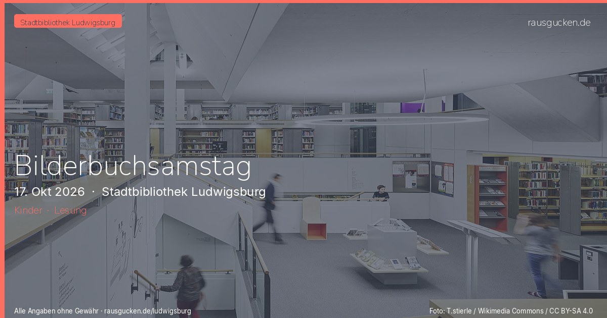 Bilderbuchsamstag – Stadtbibliothek Ludwigsburg in Ludwigsburg