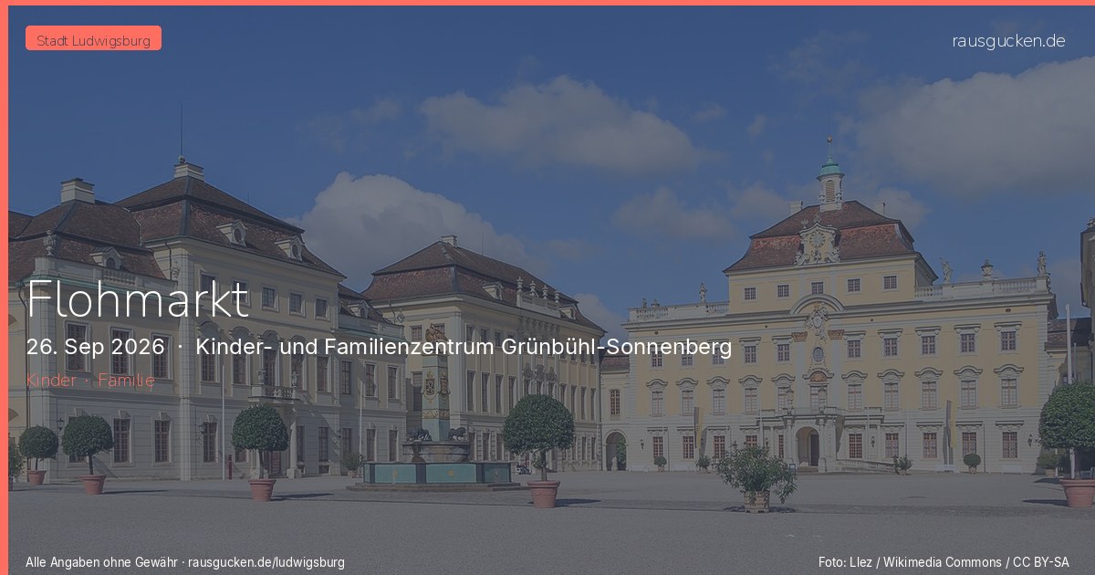Flohmarkt – Kinder- und Familienzentrum Grünbühl-Sonnenberg in Ludwigsburg