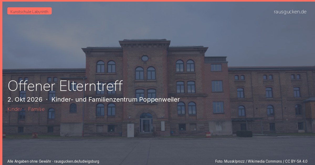 Offener Elterntreff – Kinder- und Familienzentrum Poppenweiler in Ludwigsburg