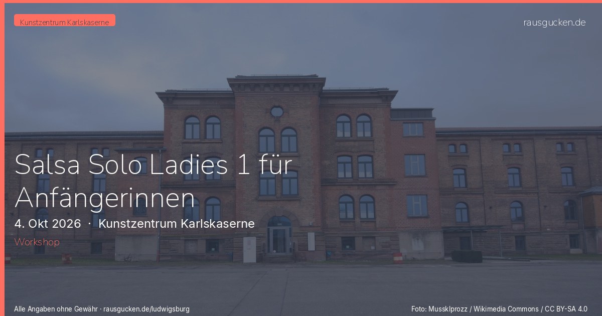 Salsa Solo Ladies 1 für Anfängerinnen – Kunstzentrum Karlskaserne in Ludwigsburg