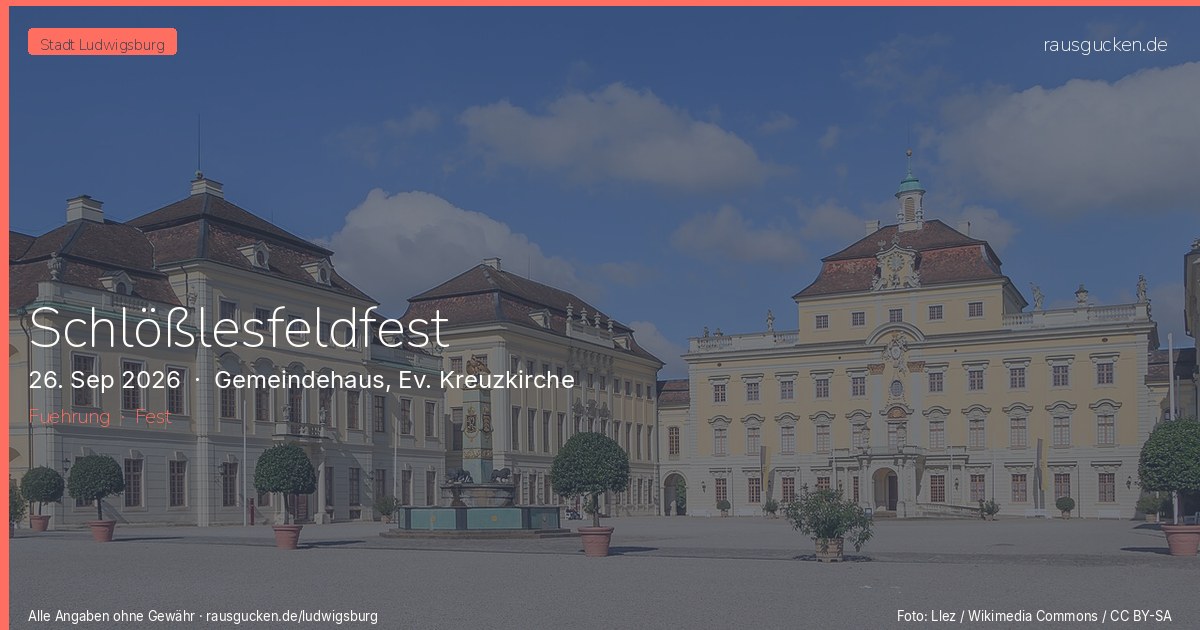 Schlößlesfeldfest – Gemeindehaus, Ev. Kreuzkirche in Ludwigsburg