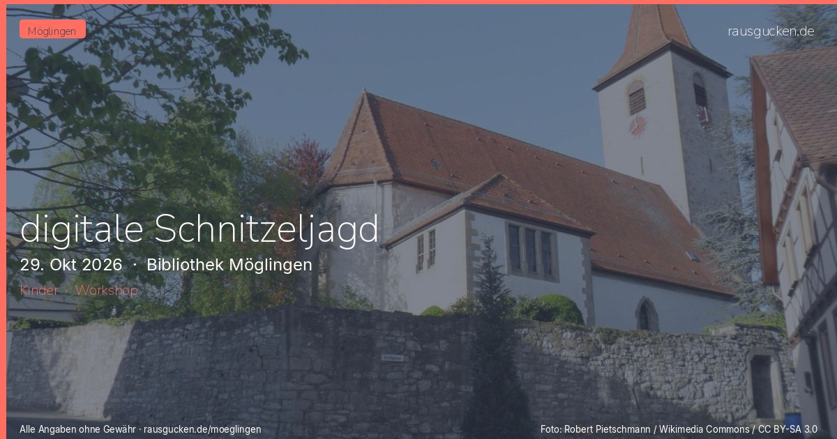 digitale Schnitzeljagd – Bibliothek Möglingen in Möglingen
