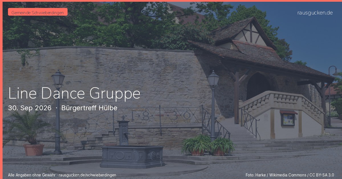Line Dance Gruppe – Bürgertreff Hülbe in Schwieberdingen